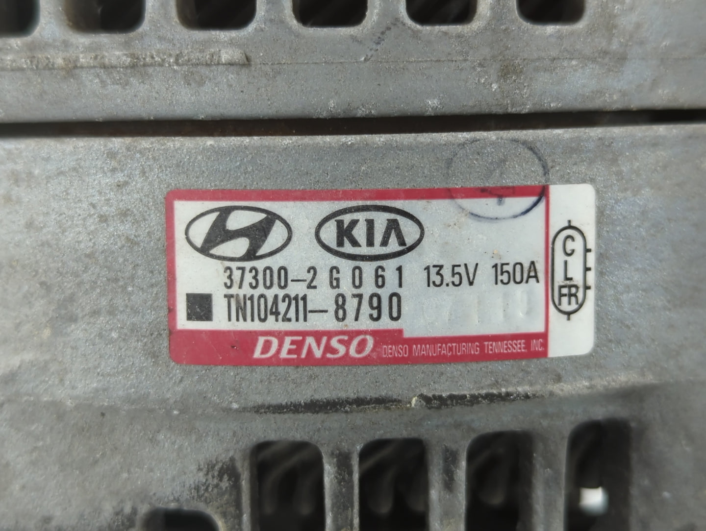 2015-2019 Hyundai Sonata Alternator Replacement Generator Charging Assembly Engine OEM P/N:TN104211-8790 37300-2G061 Fits OE