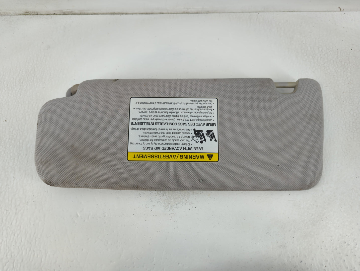 2016-2019 Hyundai Sonata Sun Visor Shade Replacement Passenger Right Mirror Fits Fits 2016 2017 2018 2019 OEM Used Auto Part