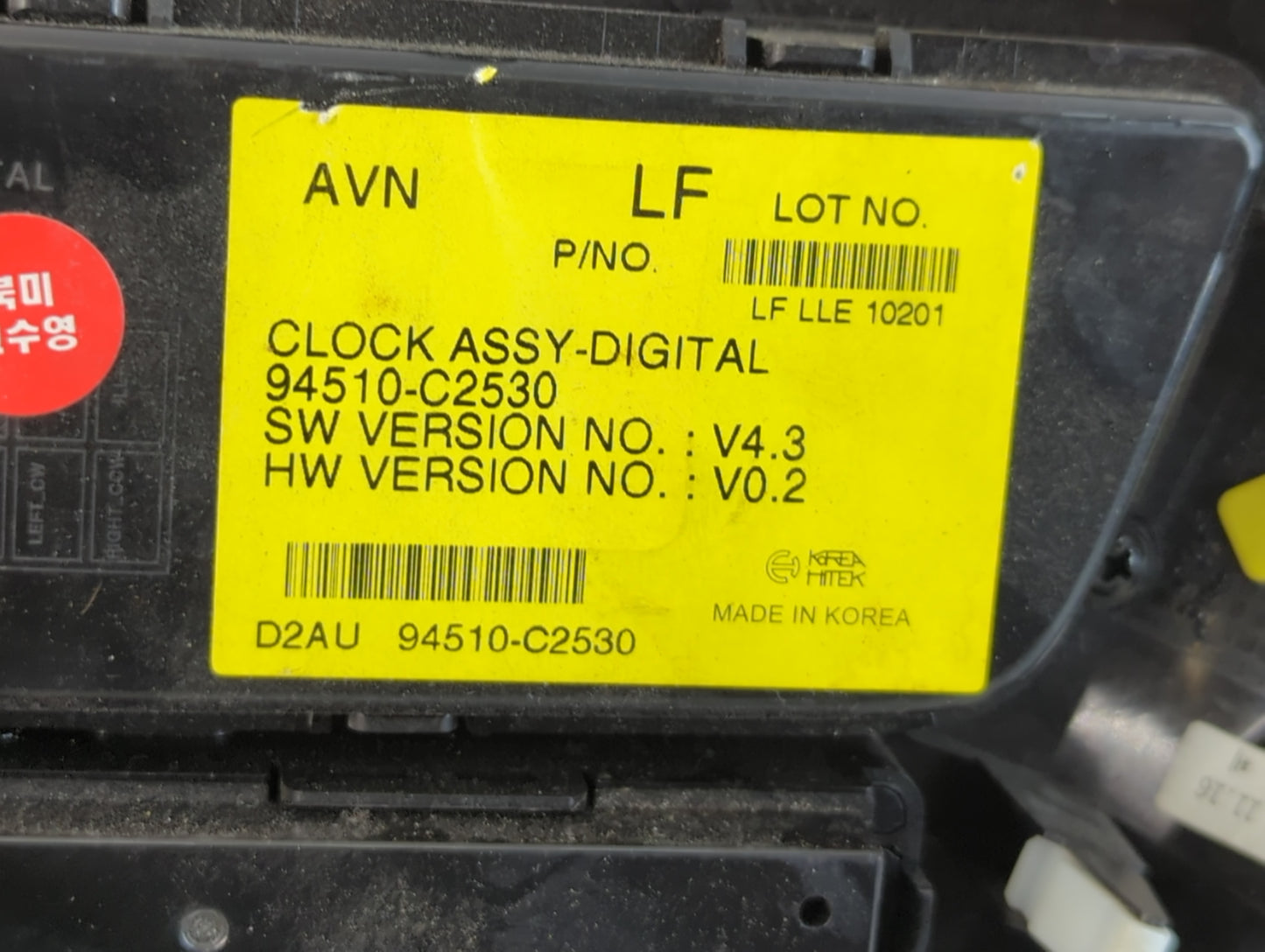 2016-2017 Hyundai Sonata Climate Control Module Temperature AC/Heater Replacement P/N:94510-C2530 Fits Fits 2016 2017 OEM Us