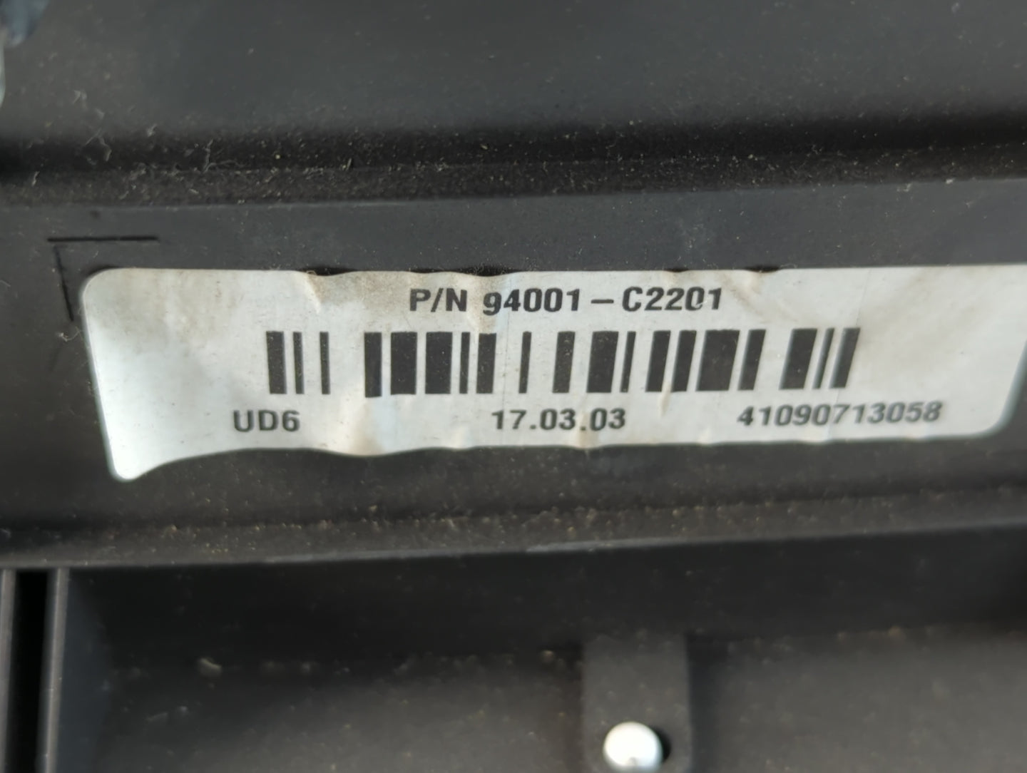 2016-2017 Hyundai Sonata Instrument Cluster Speedometer Gauges P/N:94001-C2201 Fits Fits 2016 2017 OEM Used Auto Parts - Oem