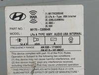 2015-2017 Hyundai Sonata Radio AM FM Cd Player Receiver Replacement P/N:96170-C20504X Fits Fits 2015 2016 2017 OEM Used Auto