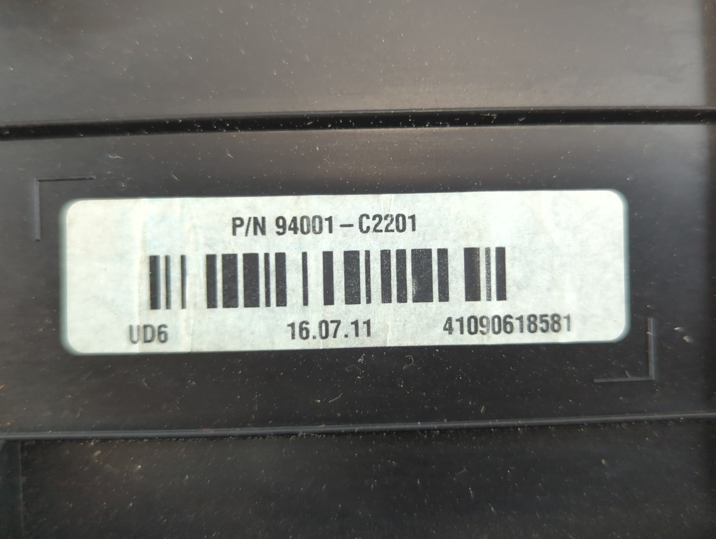 2016-2017 Hyundai Sonata Instrument Cluster Speedometer Gauges P/N:94001-C2201 Fits Fits 2016 2017 OEM Used Auto Parts - Oem