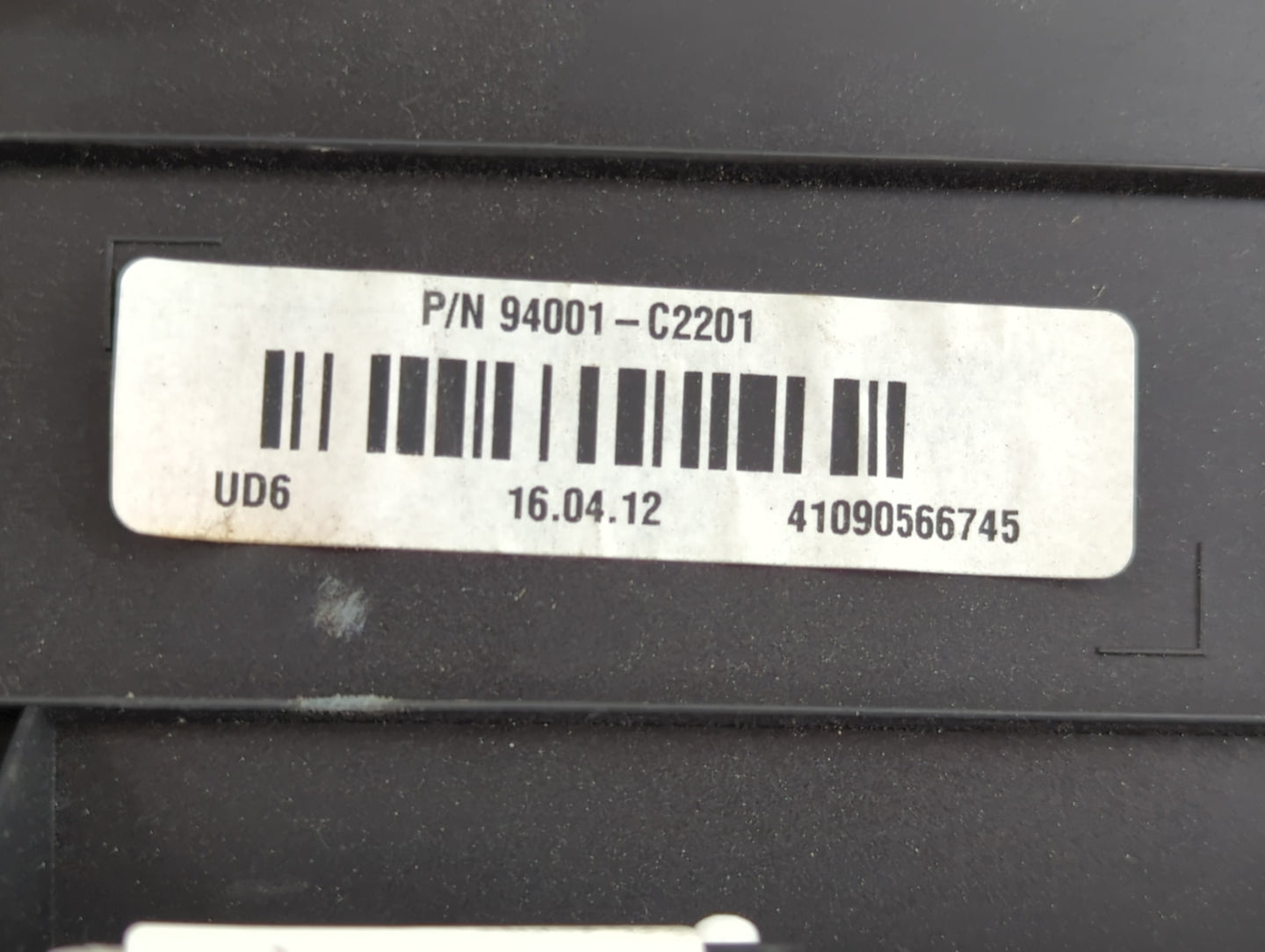 2016-2017 Hyundai Sonata Instrument Cluster Speedometer Gauges P/N:94001-C2201 Fits Fits 2016 2017 OEM Used Auto Parts - Oem