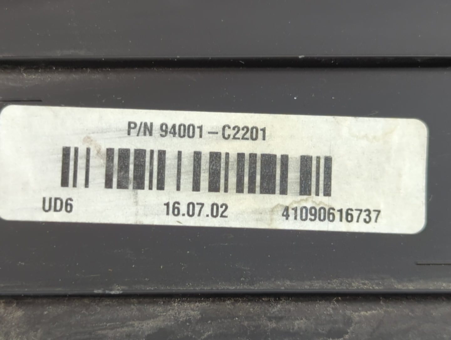 2016-2017 Hyundai Sonata Instrument Cluster Speedometer Gauges P/N:94001-C2201 Fits Fits 2016 2017 OEM Used Auto Parts - Oem