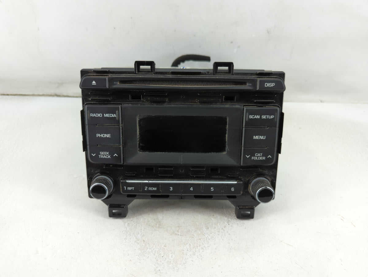 2016-2017 Hyundai Sonata Radio AM FM Cd Player Receiver Replacement P/N:96170-C20504X Fits 2016 2017 OEM Used Auto Parts - O