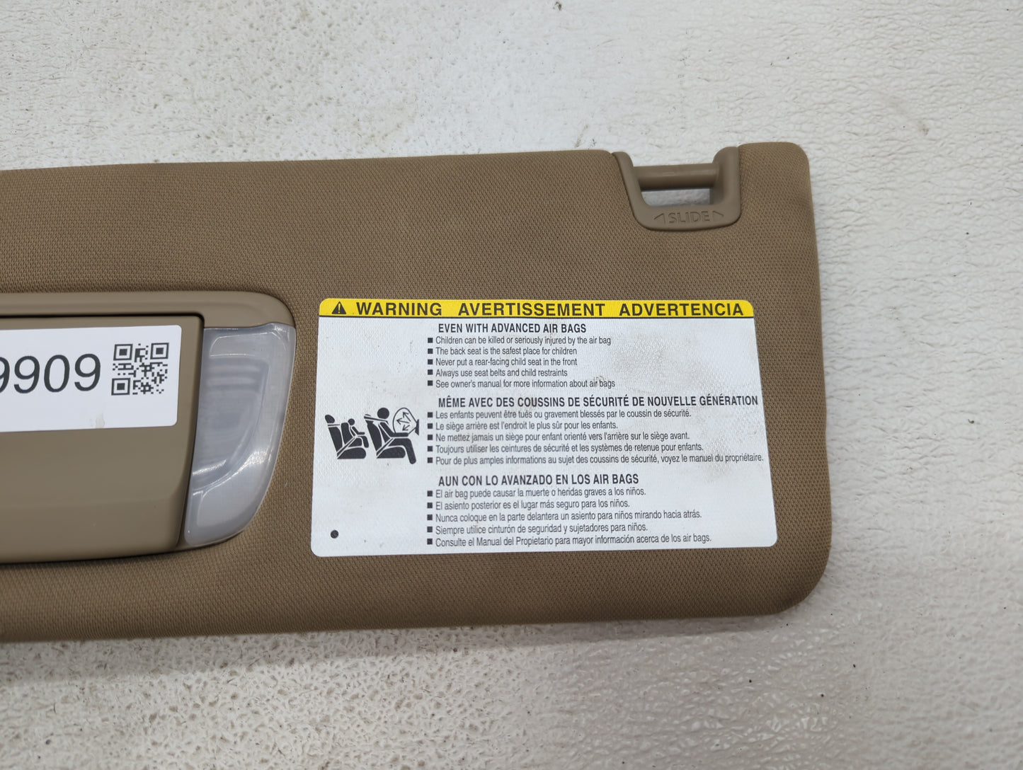 2017 Hyundai Sonata Sun Visor Shade Replacement Driver Left Mirror Fits Fits 2016 2018 2019 OEM Used Auto Parts - Oemusedaut