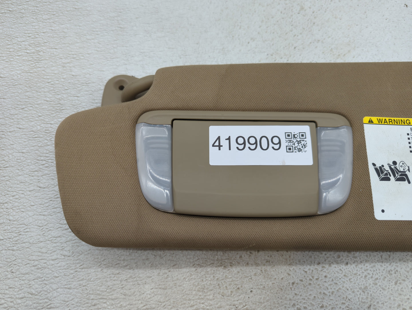 2017 Hyundai Sonata Sun Visor Shade Replacement Driver Left Mirror Fits Fits 2016 2018 2019 OEM Used Auto Parts - Oemusedaut