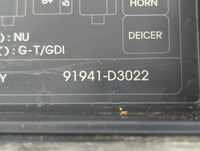 2016-2018 Hyundai Tucson Fusebox Fuse Box Panel Relay Module P/N:91941-D3022 Fits Fits 2016 2017 2018 OEM Used Auto Parts - 