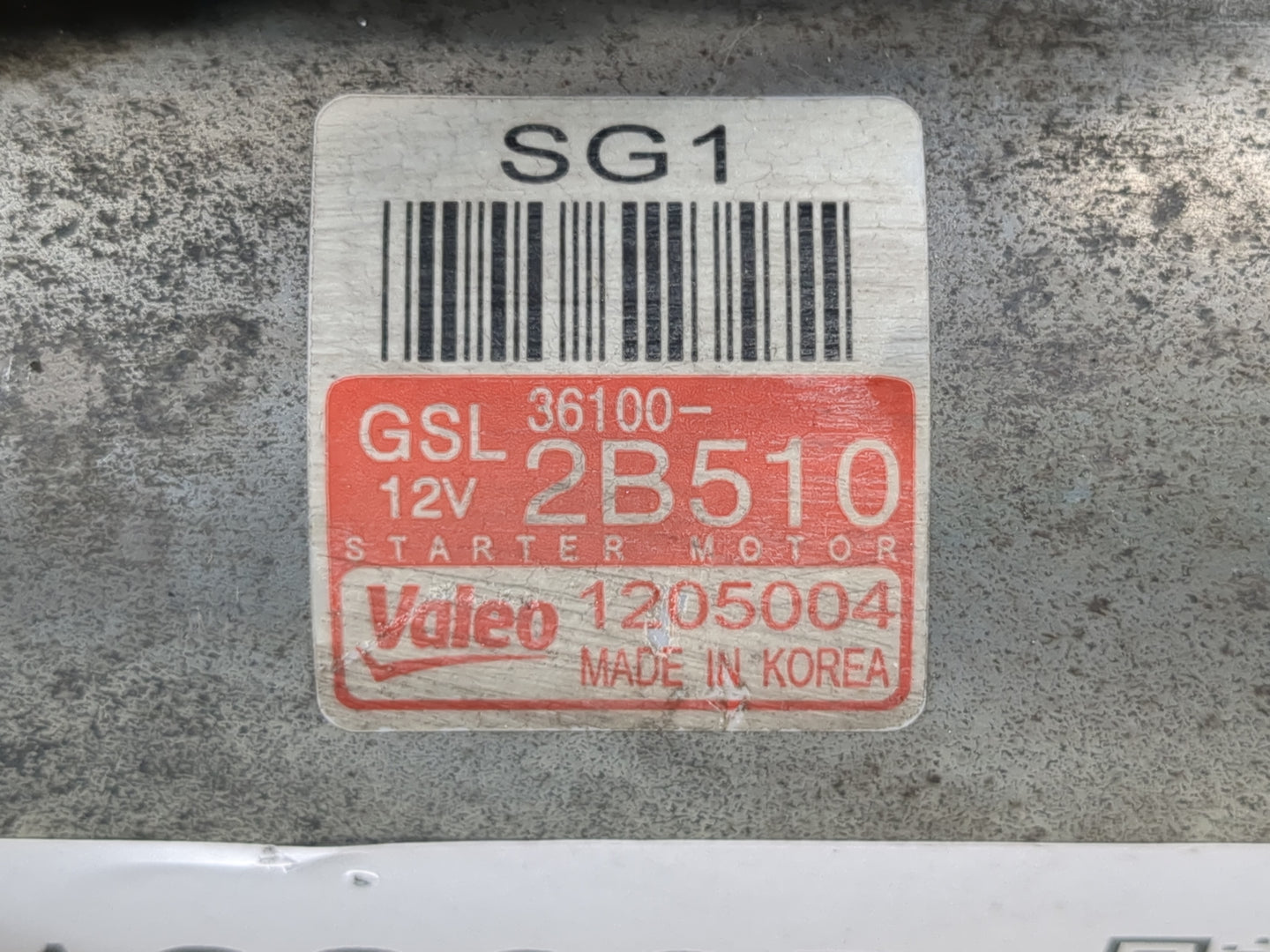 2016-2018 Hyundai Tucson Car Starter Motor Solenoid OEM P/N:36100-2B510 Fits OEM Used Auto Parts - Oemusedautoparts1.com
