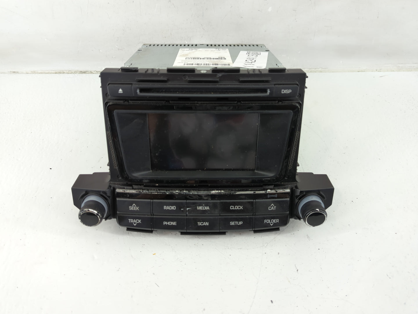 2016-2017 Hyundai Tucson Radio AM FM Cd Player Receiver Replacement P/N:96180-D31004X Fits Fits 2016 2017 OEM Used Auto Part