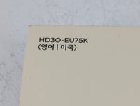 2017 Hyundai Tucson Owners Manual Book Guide P/N:HD3O-EU75K OEM Used Auto Parts - Oemusedautoparts1.com