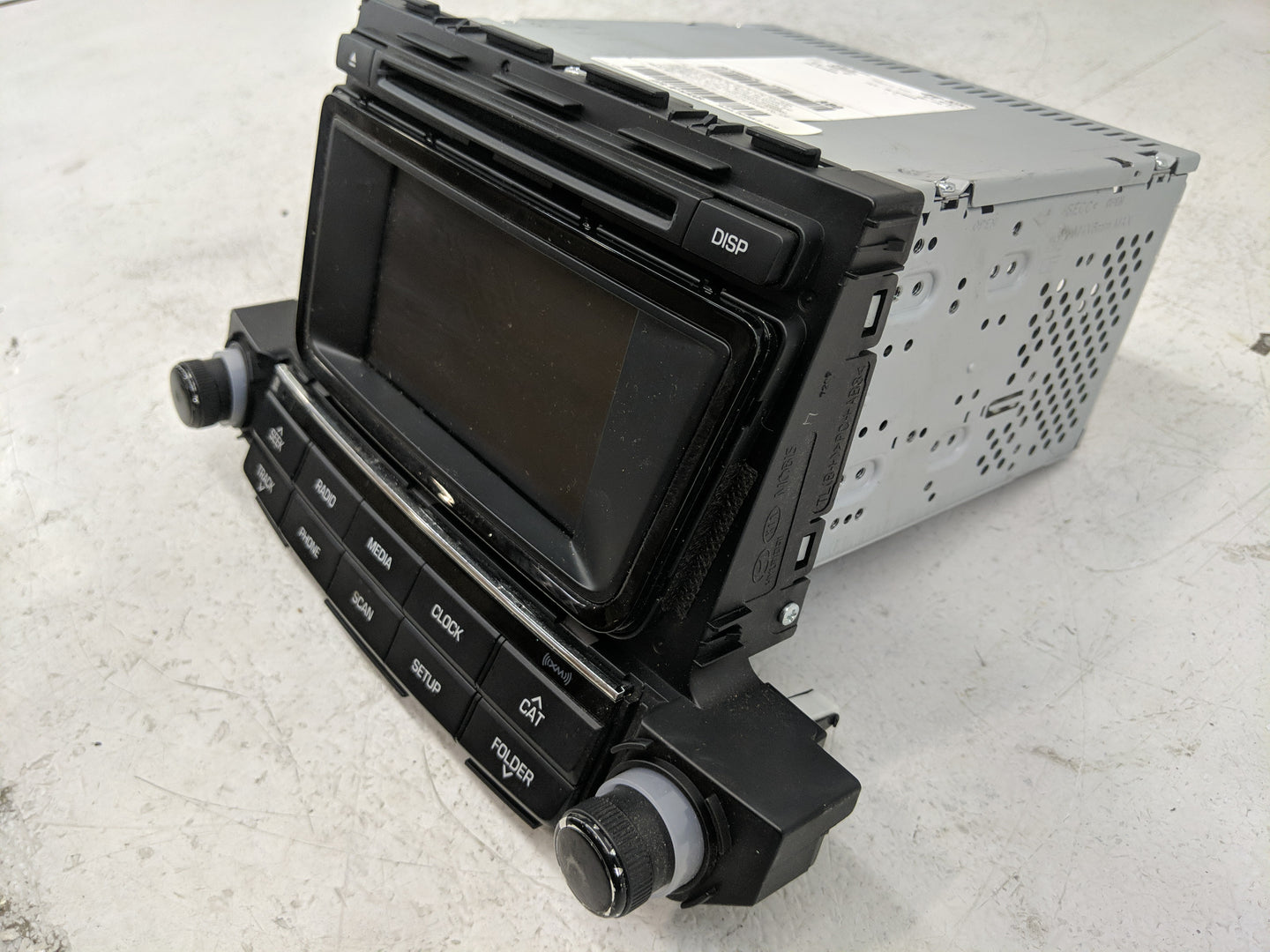 2016-2017 Hyundai Tucson Radio AM FM Cd Player Receiver Replacement P/N:96180-D31004X Fits Fits 2016 2017 OEM Used Auto Part
