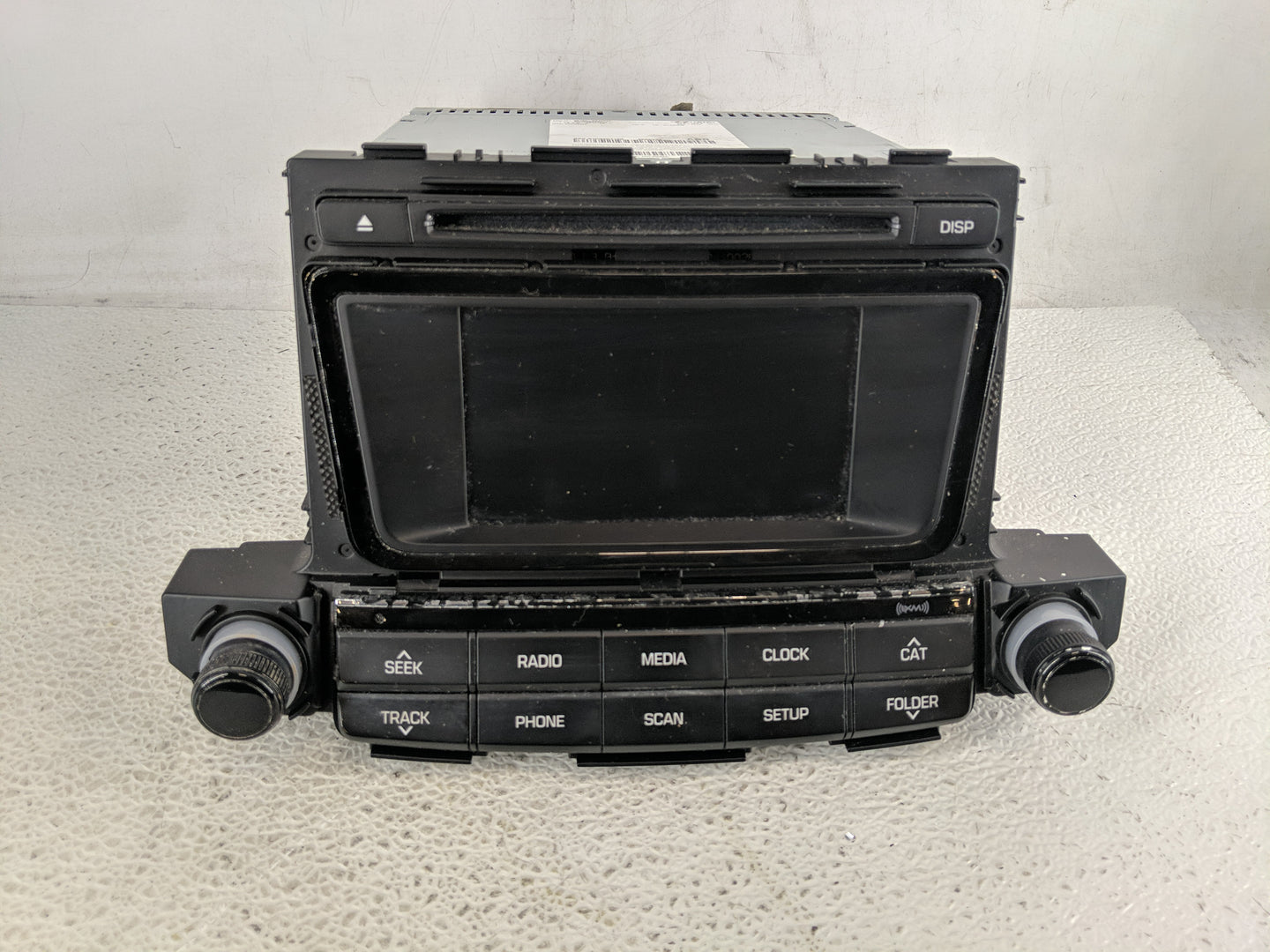 2016-2017 Hyundai Tucson Radio AM FM Cd Player Receiver Replacement P/N:96180-D31004X Fits Fits 2016 2017 OEM Used Auto Part