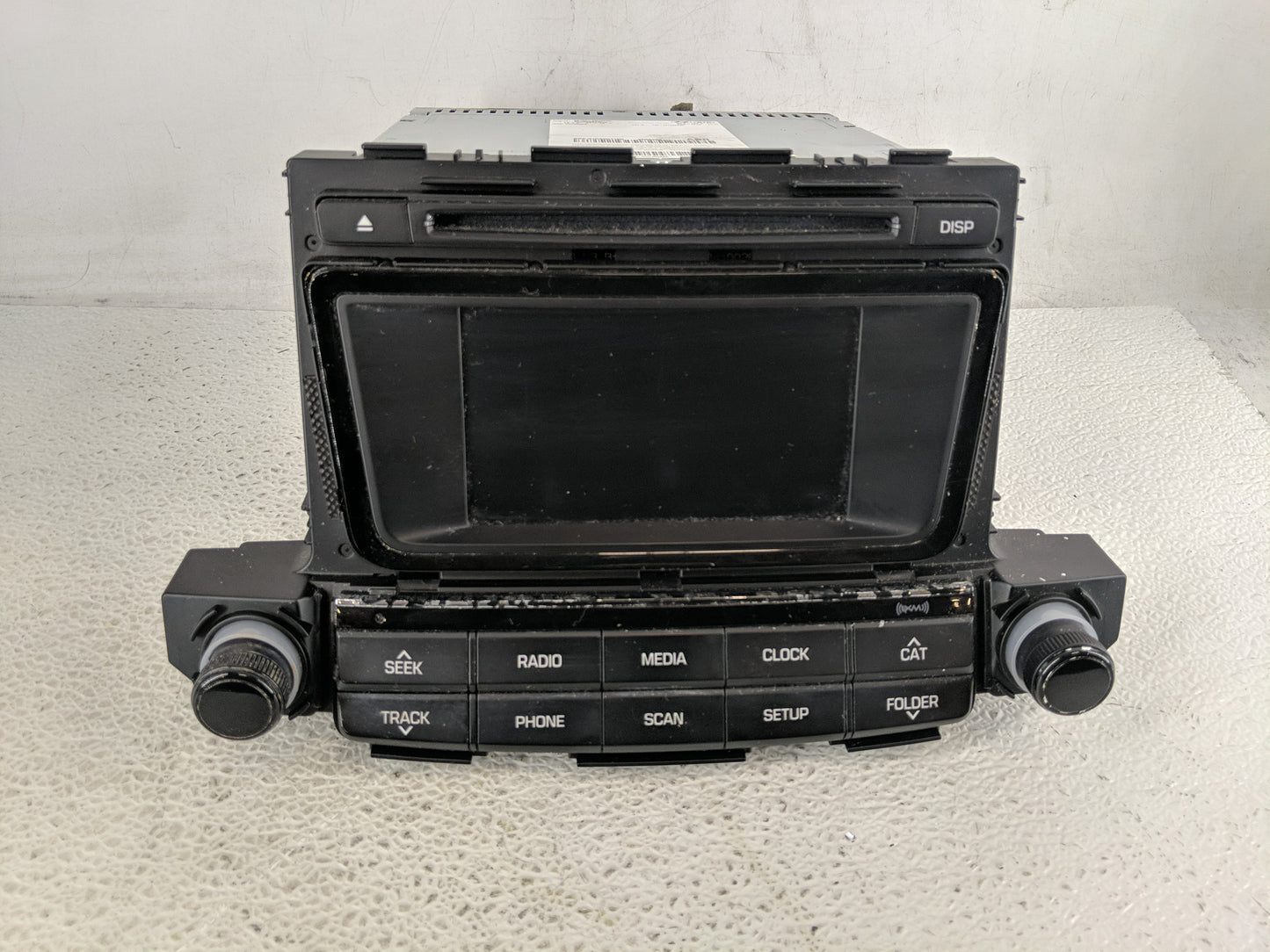 2016-2017 Hyundai Tucson Radio AM FM Cd Player Receiver Replacement P/N:96180-D31004X Fits Fits 2016 2017 OEM Used Auto Part