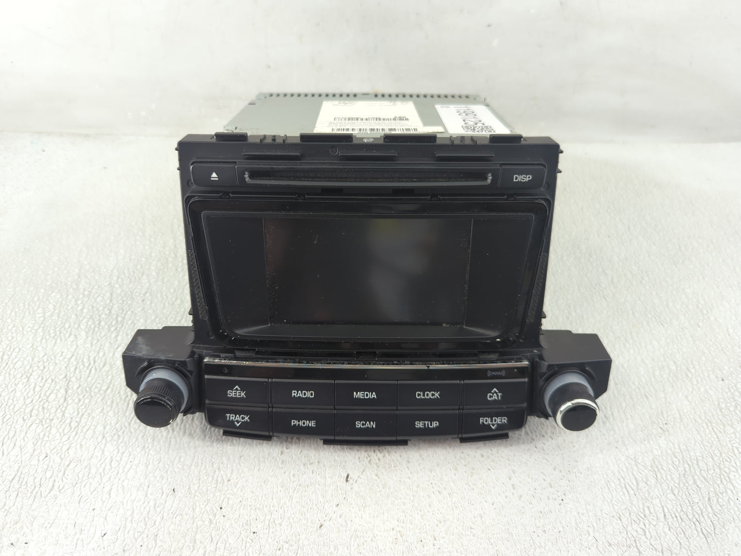 2016-2017 Hyundai Tucson Radio AM FM Cd Player Receiver Replacement P/N:96180-D31004X Fits Fits 2016 2017 OEM Used Auto Part