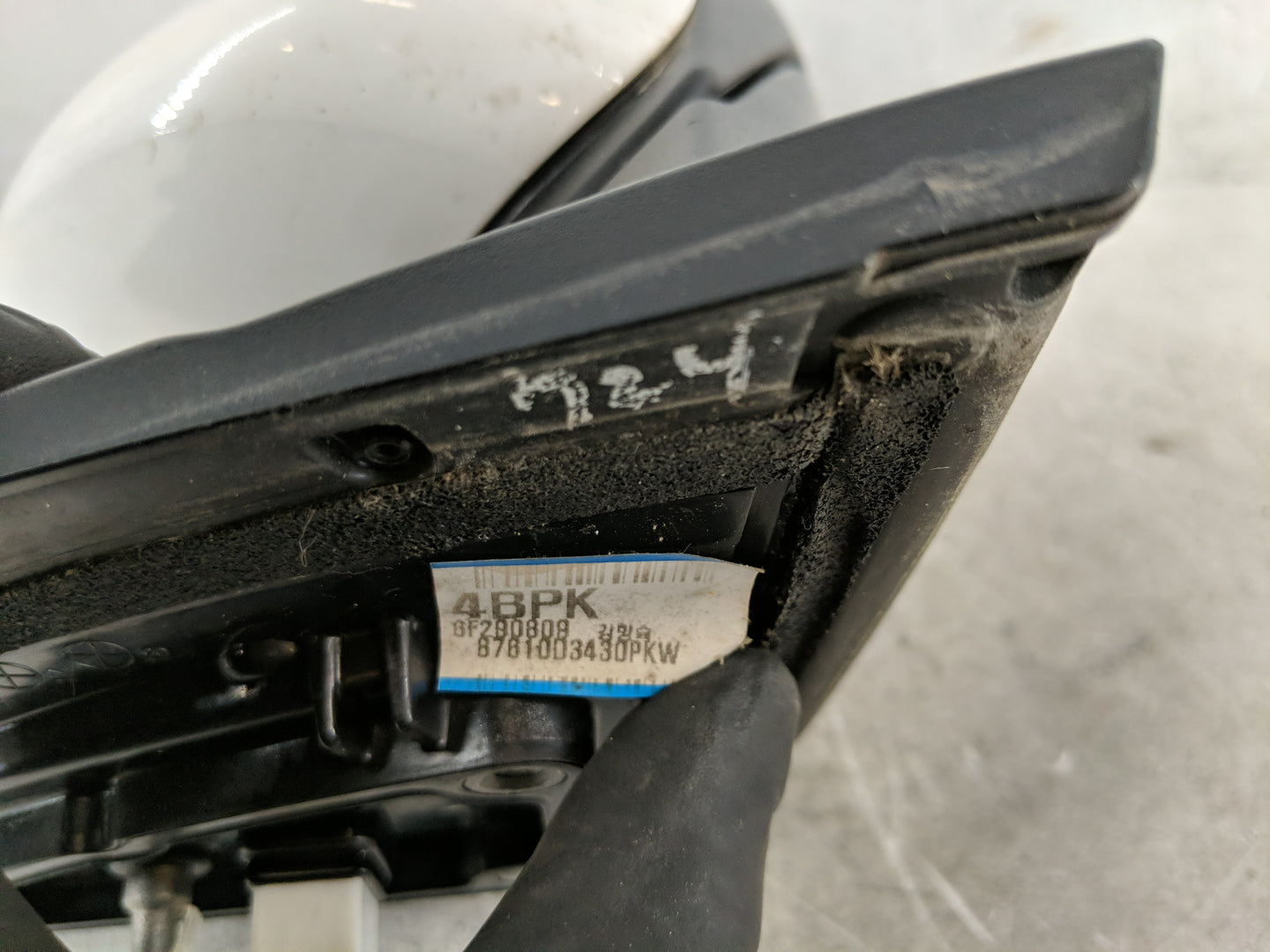 2016-2018 Hyundai Tucson Side Mirror Replacement Driver Left View Door Mirror Fits Fits 2016 2017 2018 OEM Used Auto Parts -