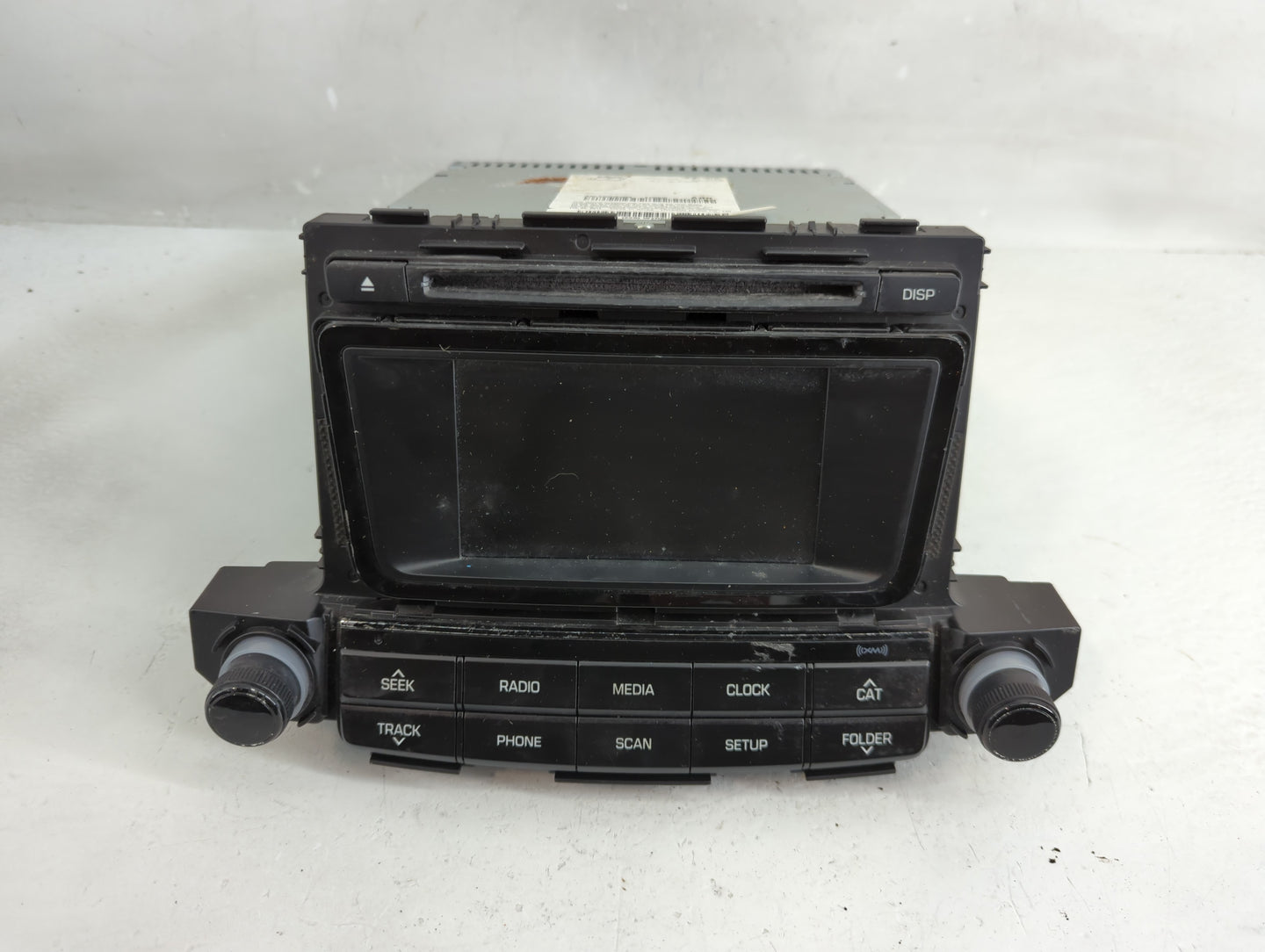2017-2018 Hyundai Tucson Radio AM FM Cd Player Receiver Replacement P/N:96180-D31004X Fits Fits 2017 2018 OEM Used Auto Part