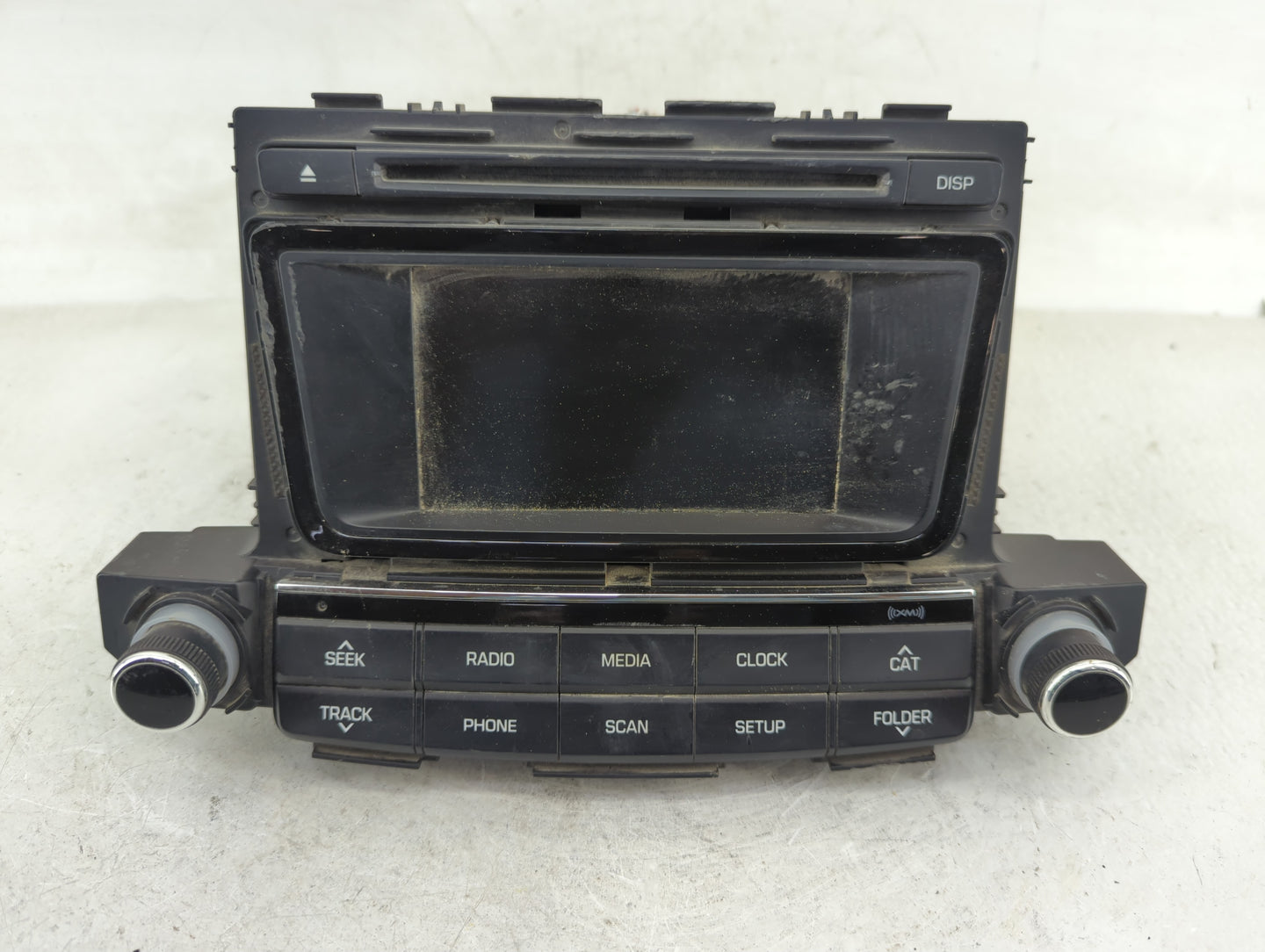 2016-2017 Hyundai Tucson Radio AM FM Cd Player Receiver Replacement P/N:96180-D30004X Fits Fits 2016 2017 OEM Used Auto Part