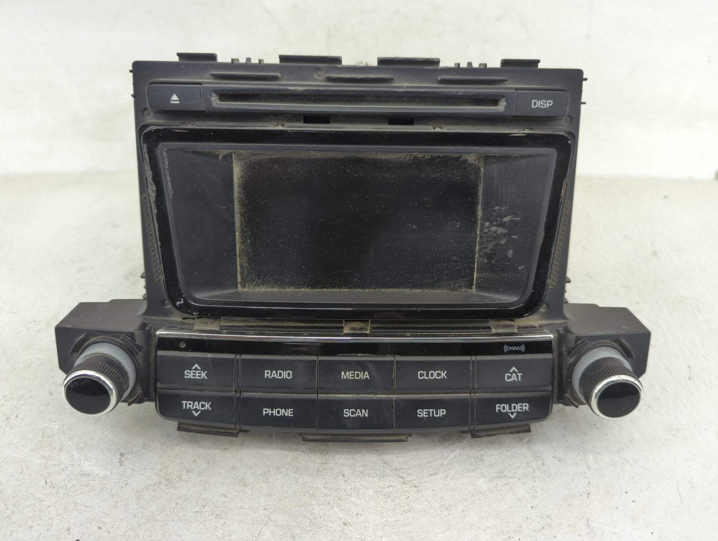 2016-2017 Hyundai Tucson Radio AM FM Cd Player Receiver Replacement P/N:96180-D30004X Fits Fits 2016 2017 OEM Used Auto Part