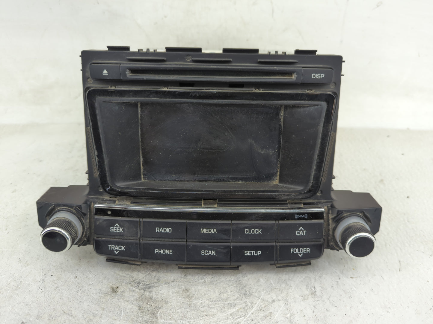 2016-2017 Hyundai Tucson Radio AM FM Cd Player Receiver Replacement P/N:96180-D30004X Fits Fits 2016 2017 OEM Used Auto Part