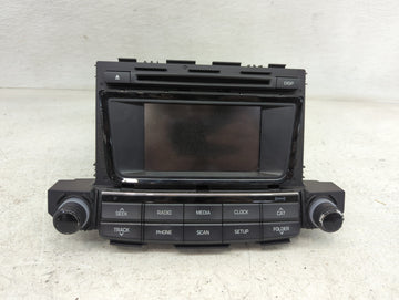 2016-2017 Hyundai Tucson Radio AM FM Cd Player Receiver Replacement P/N:96180-D31004X Fits Fits 2016 2017 OEM Used Auto Part