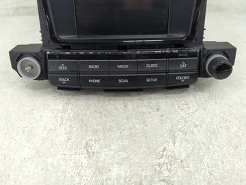2016-2017 Hyundai Tucson Radio AM FM Cd Player Receiver Replacement P/N:96180-D31004X Fits Fits 2016 2017 OEM Used Auto Parts