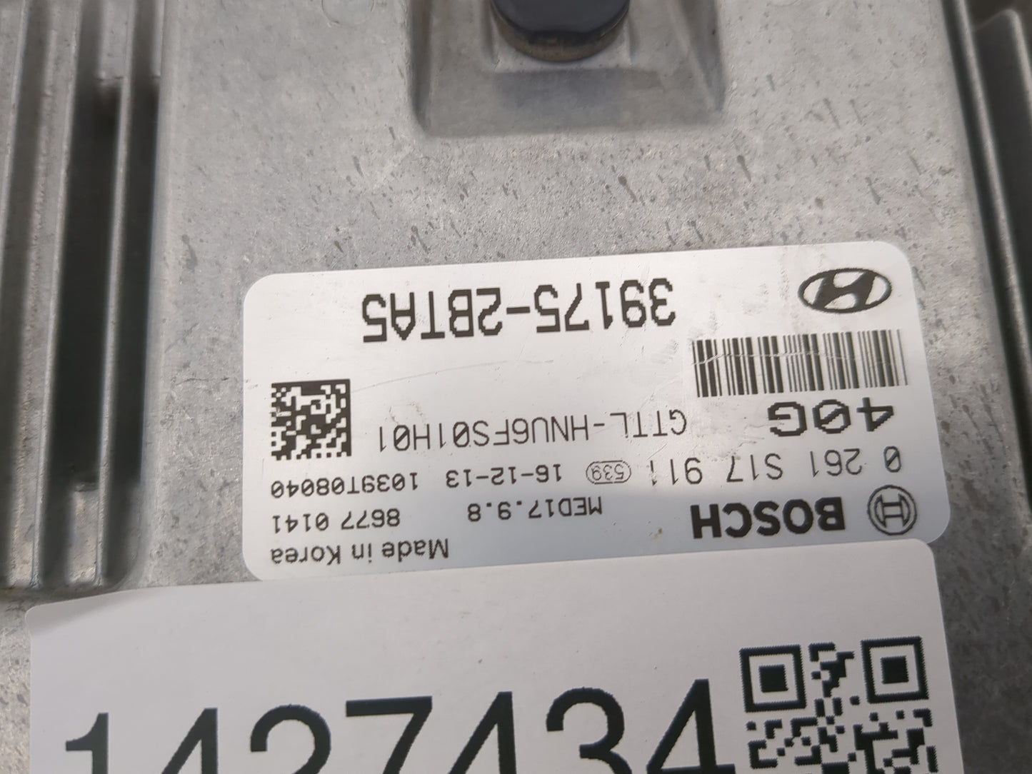 2016-2018 Hyundai Tucson PCM Engine Control Computer ECU ECM PCU OEM P/N:39175-2BTA5 Fits Fits 2016 2017 2018 OEM Used Auto 