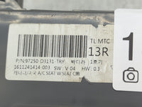 2016-2018 Hyundai Tucson Climate Control Module Temperature AC/Heater Replacement Fits Fits 2016 2017 2018 OEM Used Auto Par