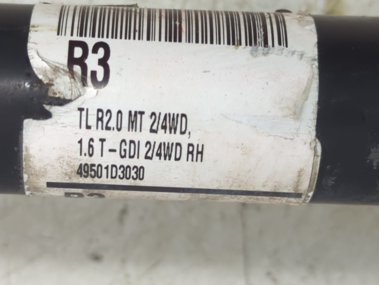 2016-2018 Hyundai Tucson Axle Shaft Front Passenger Cv C/v - Oemusedautoparts1.com