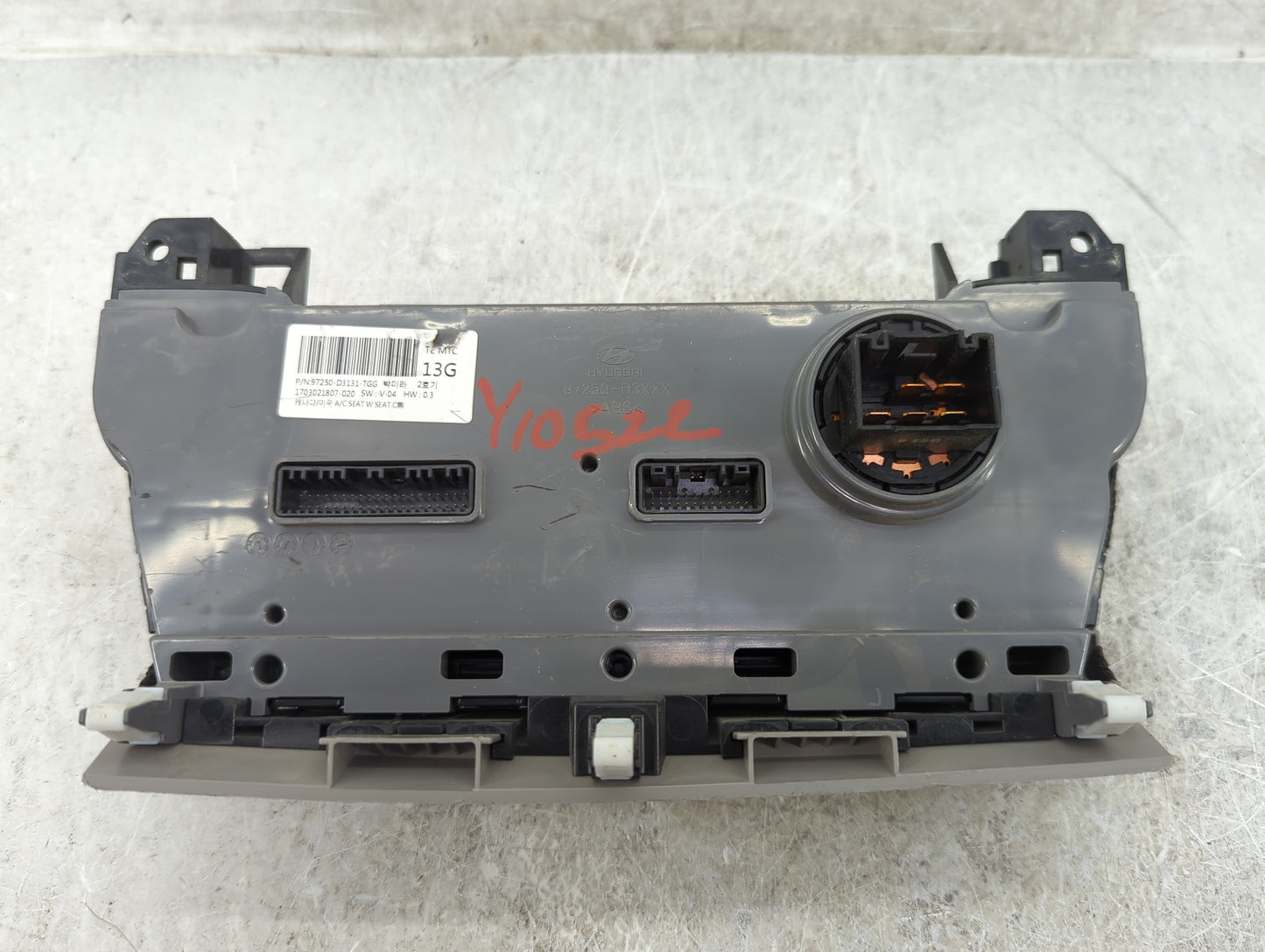 2016-2018 Hyundai Tucson Climate Control Module Temperature AC/Heater Replacement P/N:97250-D3131-TGG Fits Fits 2016 2017 20