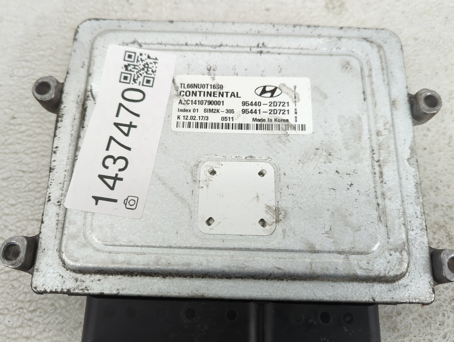 2016-2018 Hyundai Tucson PCM Engine Control Computer ECU ECM PCU OEM P/N:95440-2D721 95441-2D721 Fits Fits 2016 2017 2018 OE
