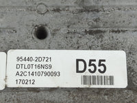 2016-2018 Hyundai Tucson PCM Engine Control Computer ECU ECM PCU OEM P/N:95440-2D721 95441-2D721 Fits Fits 2016 2017 2018 OE