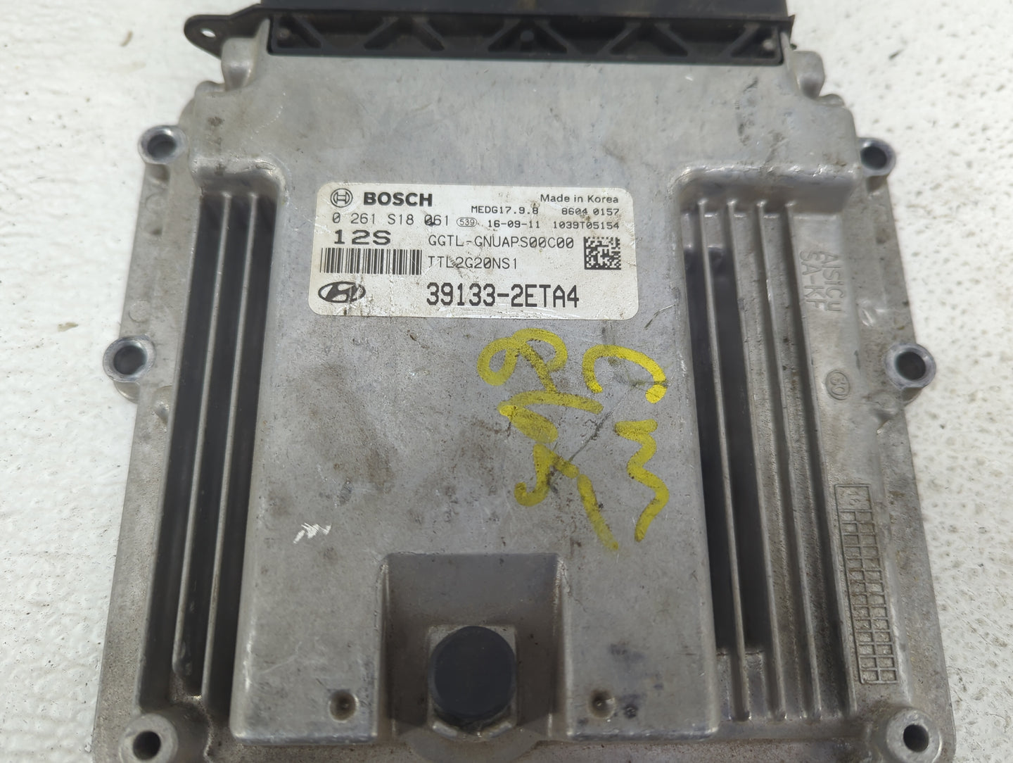 2016-2018 Hyundai Tucson PCM Engine Control Computer ECU ECM PCU OEM P/N:39133-2ETA4 0261S18061 Fits Fits 2016 2017 2018 OEM