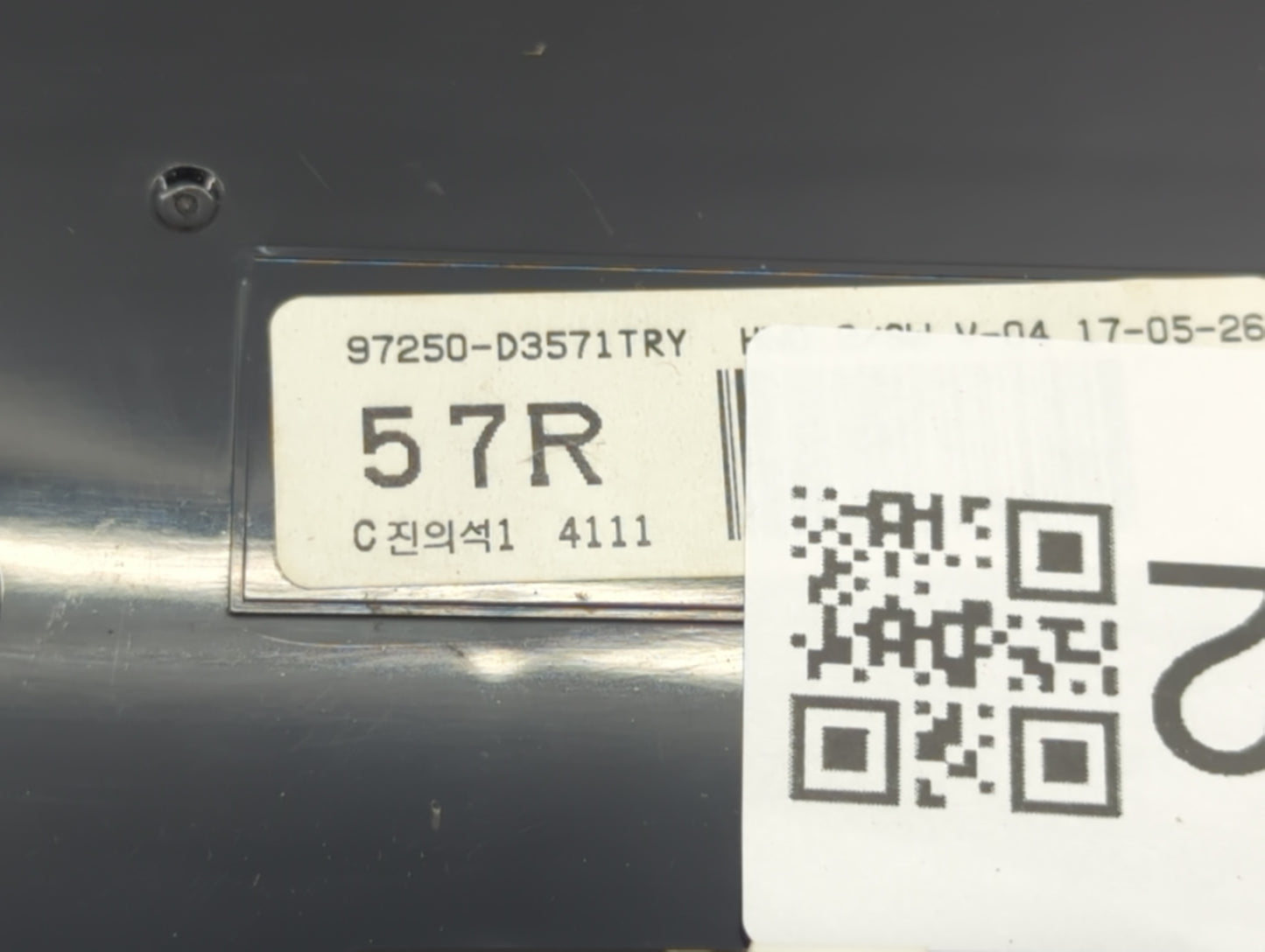 2017 Hyundai Tucson Climate Control Module Temperature AC/Heater Replacement P/N:97250-D3571TRY Fits OEM Used Auto Parts - O