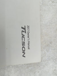 2017 Hyundai Tucson Owners Manual Book Guide P/N:HD30-EU65A OEM Used Auto Parts - Oemusedautoparts1.com