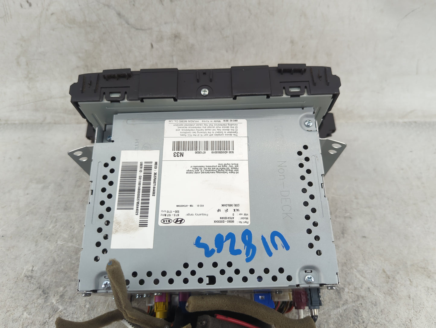 2017 Hyundai Tucson Information Display Screen - Oemusedautoparts1.com