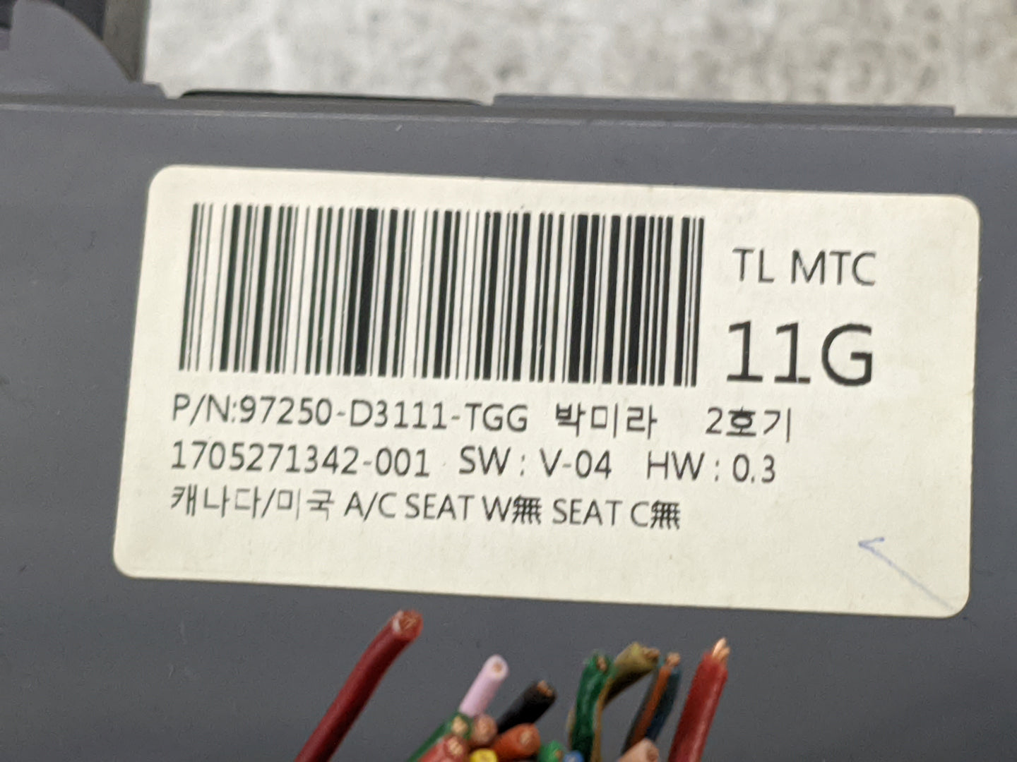 2016-2018 Hyundai Tucson Climate Control Module Temperature AC/Heater Replacement P/N:97250-D3111-TGG 1705271342-001 Fits OE