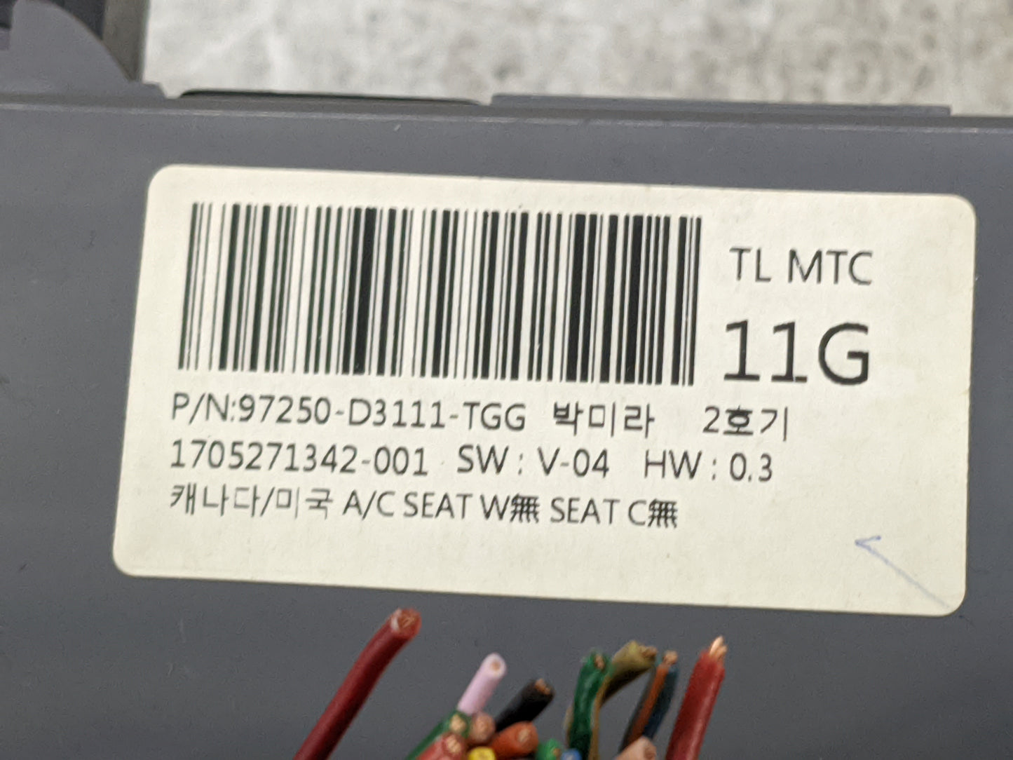 2016-2018 Hyundai Tucson Climate Control Module Temperature AC/Heater Replacement P/N:97250-D3111-TGG 1705271342-001 Fits OE