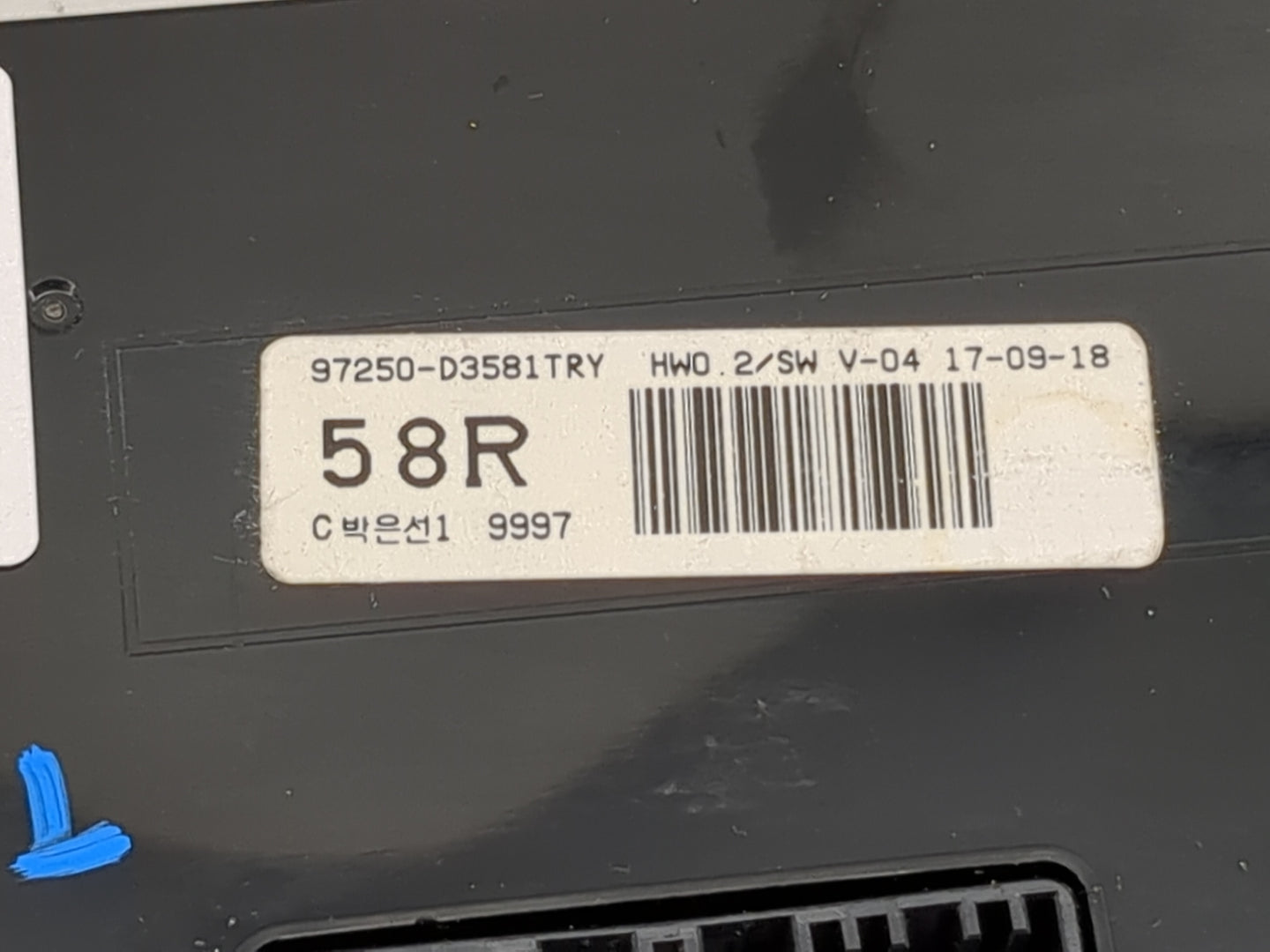 2016-2018 Hyundai Tucson Climate Control Module Temperature AC/Heater Replacement P/N:97250-D3581TRY Fits Fits 2016 2017 201
