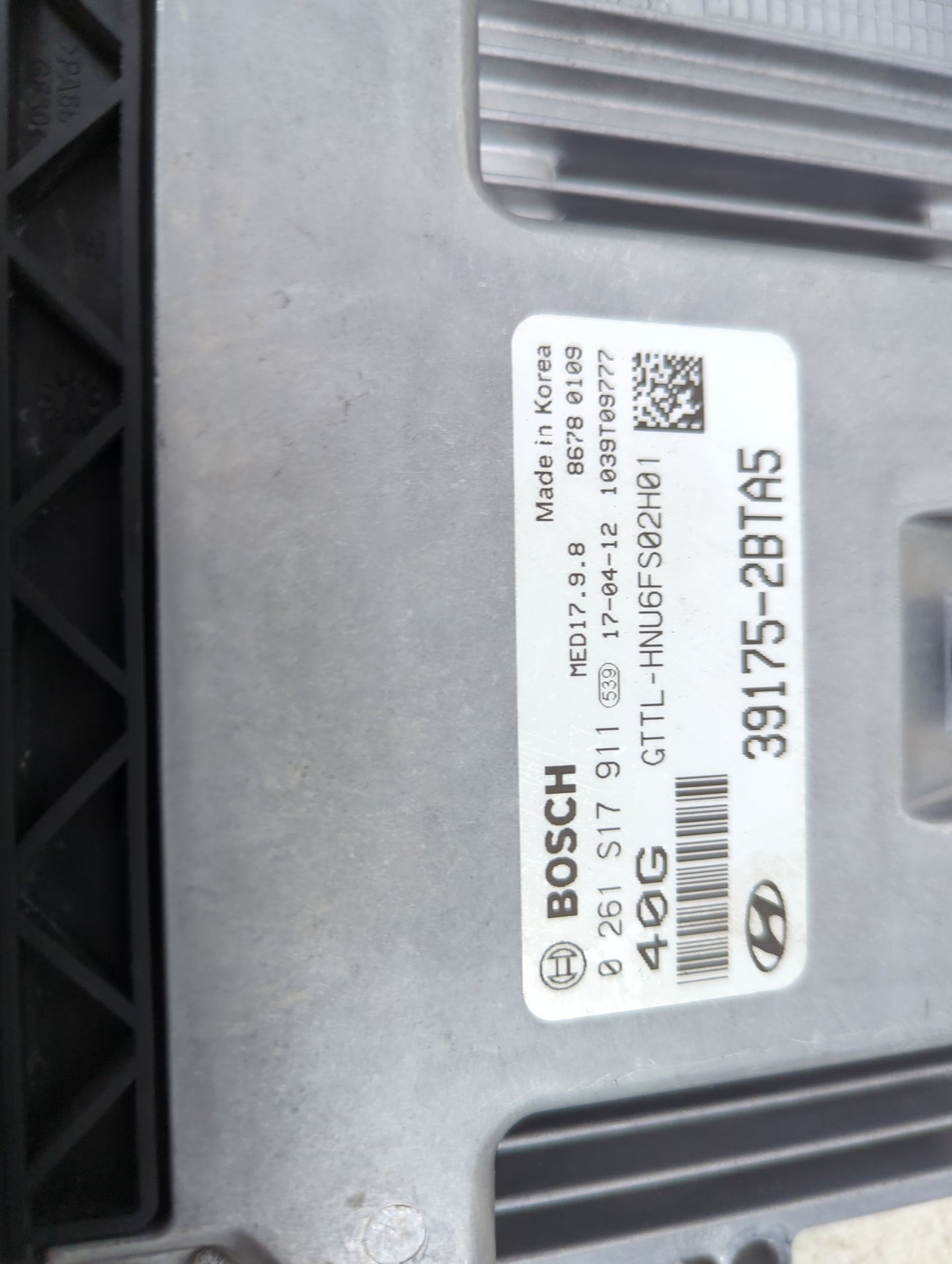 2016-2018 Hyundai Tucson PCM Engine Control Computer ECU ECM PCU OEM P/N:39175-2BTA5 0 261 S17 911 Fits Fits 2016 2017 2018 