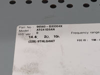 2016-2017 Hyundai Tucson Radio AM FM Cd Player Receiver Replacement P/N:96560-D33304X ATC41D3AN Fits Fits 2016 2017 OEM Used