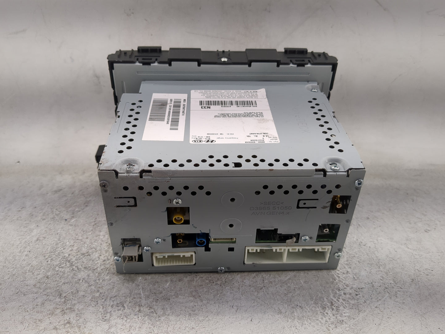 2016-2017 Hyundai Tucson Radio AM FM Cd Player Receiver Replacement P/N:96560-D33304X ATC41D3AN Fits Fits 2016 2017 OEM Used