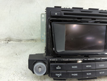 2016-2017 Hyundai Tucson Radio AM FM Cd Player Receiver Replacement P/N:96180-D3100 4X AC199D3AN, MBCUK38D Fits Fits 2016 2017 OEM Used Auto Parts
