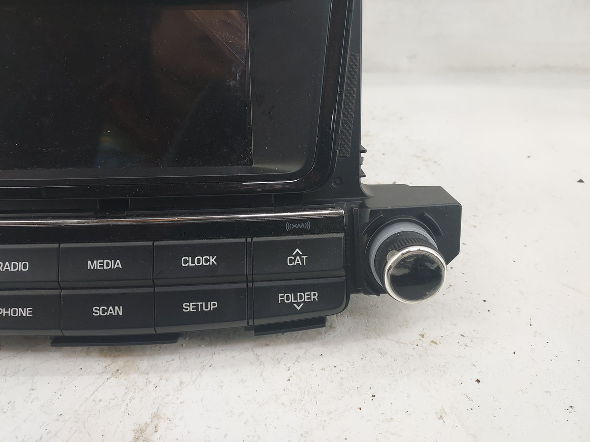 2017-2018 Hyundai Tucson Radio AM FM Cd Player Receiver Replacement P/N:96180-D31004X AC1B9D3AN Fits Fits 2017 2018 OEM Used