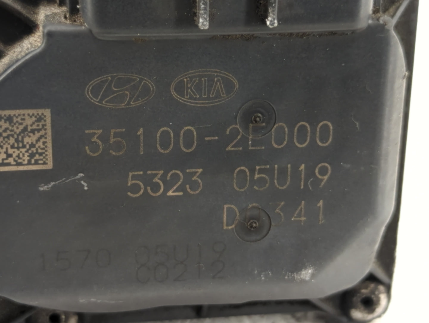 2014-2021 Hyundai Tucson Throttle Body P/N:35100-2E000 35100-2E710 Fits OEM Used Auto Parts - Oemusedautoparts1.com