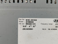 2016-2017 Hyundai Tucson Am Fm Cd Player Radio Receiver - Oemusedautoparts1.com