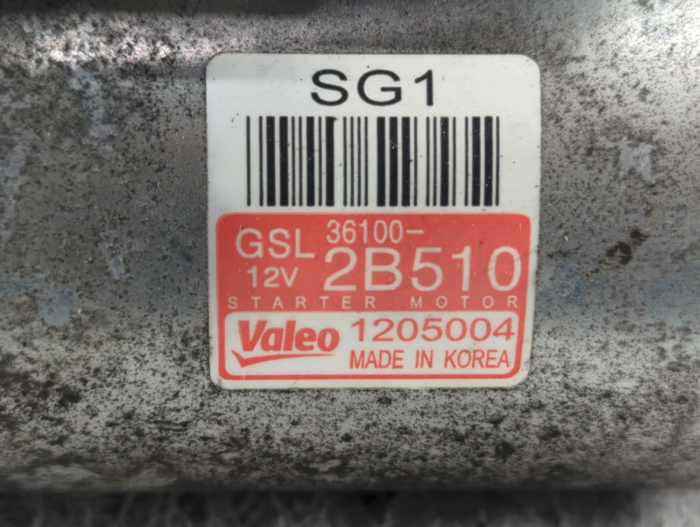 2016-2018 Hyundai Tucson Car Starter Motor Solenoid OEM P/N:1205004 36100-2B510 Fits OEM Used Auto Parts - Oemusedautoparts1