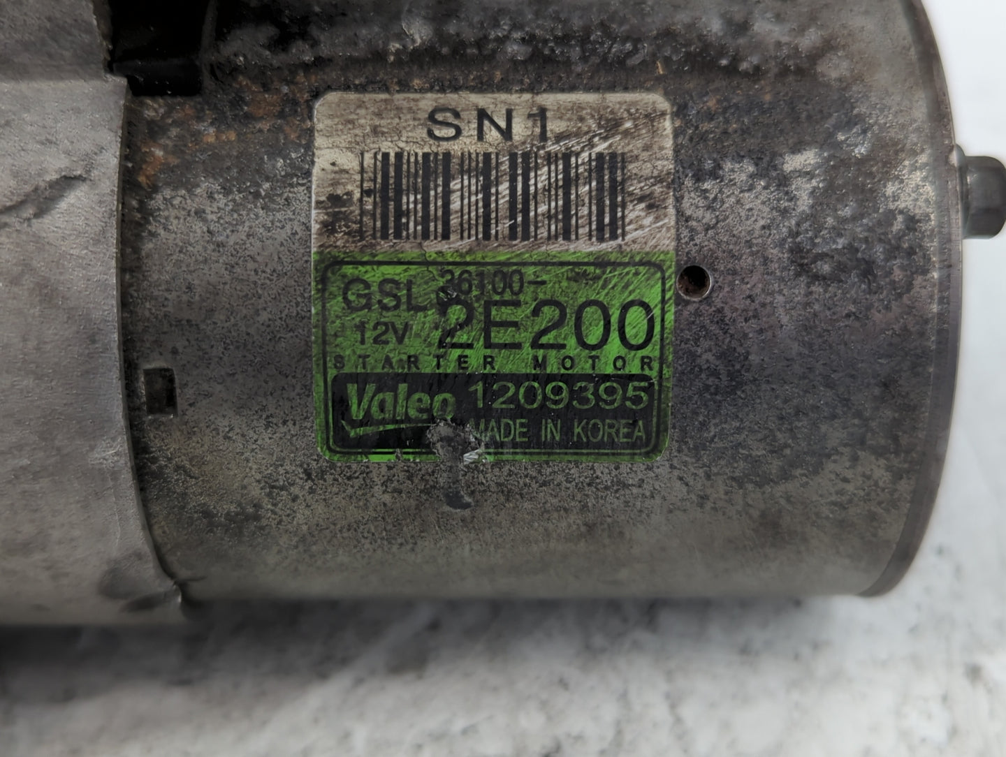 2016-2021 Hyundai Tucson Car Starter Motor Solenoid OEM P/N:1209395 36100-2E200 Fits OEM Used Auto Parts - Oemusedautoparts1