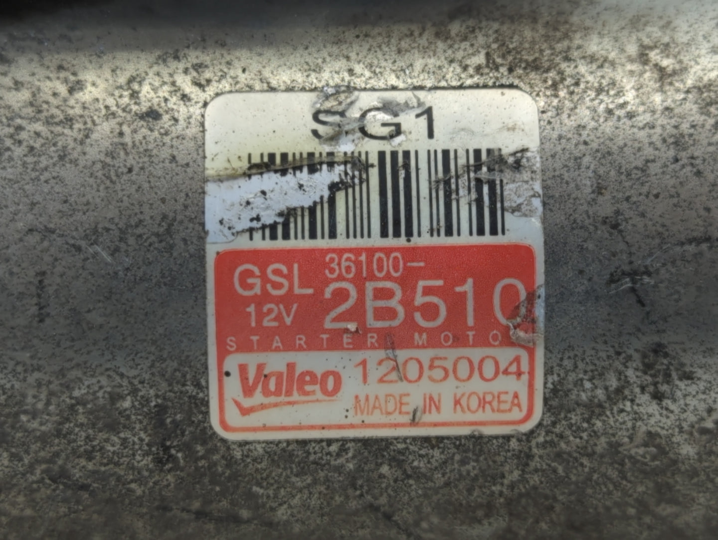 2016-2018 Hyundai Tucson Car Starter Motor Solenoid OEM P/N:36100-2B510 Fits OEM Used Auto Parts - Oemusedautoparts1.com