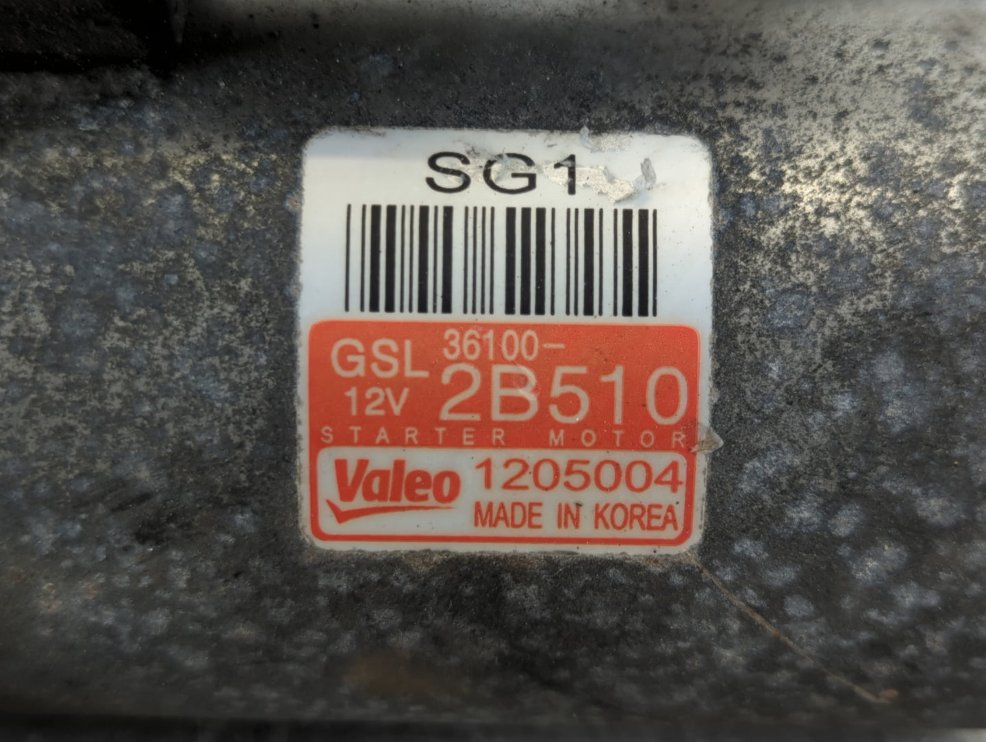 2016-2018 Hyundai Tucson Car Starter Motor Solenoid OEM P/N:36100-2B510 Fits OEM Used Auto Parts - Oemusedautoparts1.com